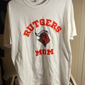 Rutgers Mom White T-Shirt